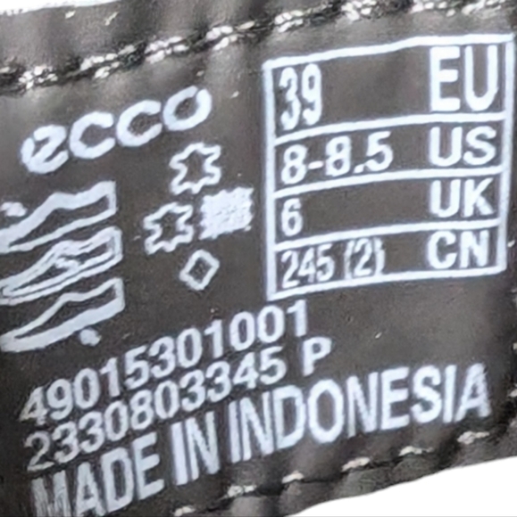 NEW....ECCO Modtray Moto Mid Calf Boot in Black Leather ...Size 8-8.5 - Picture 11 of 11